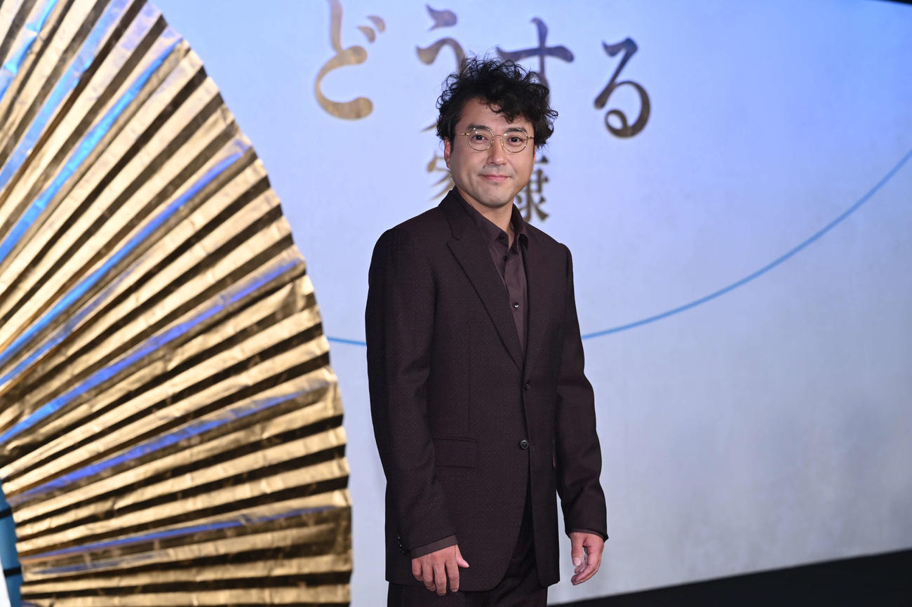NHK大河ドラマ「どうする家康」の出演者発表会見に出席したムロツヨシ