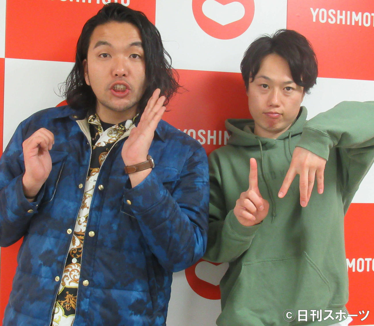 見取り図の盛山晋太郎（左）とリリー（2019年12月撮影）