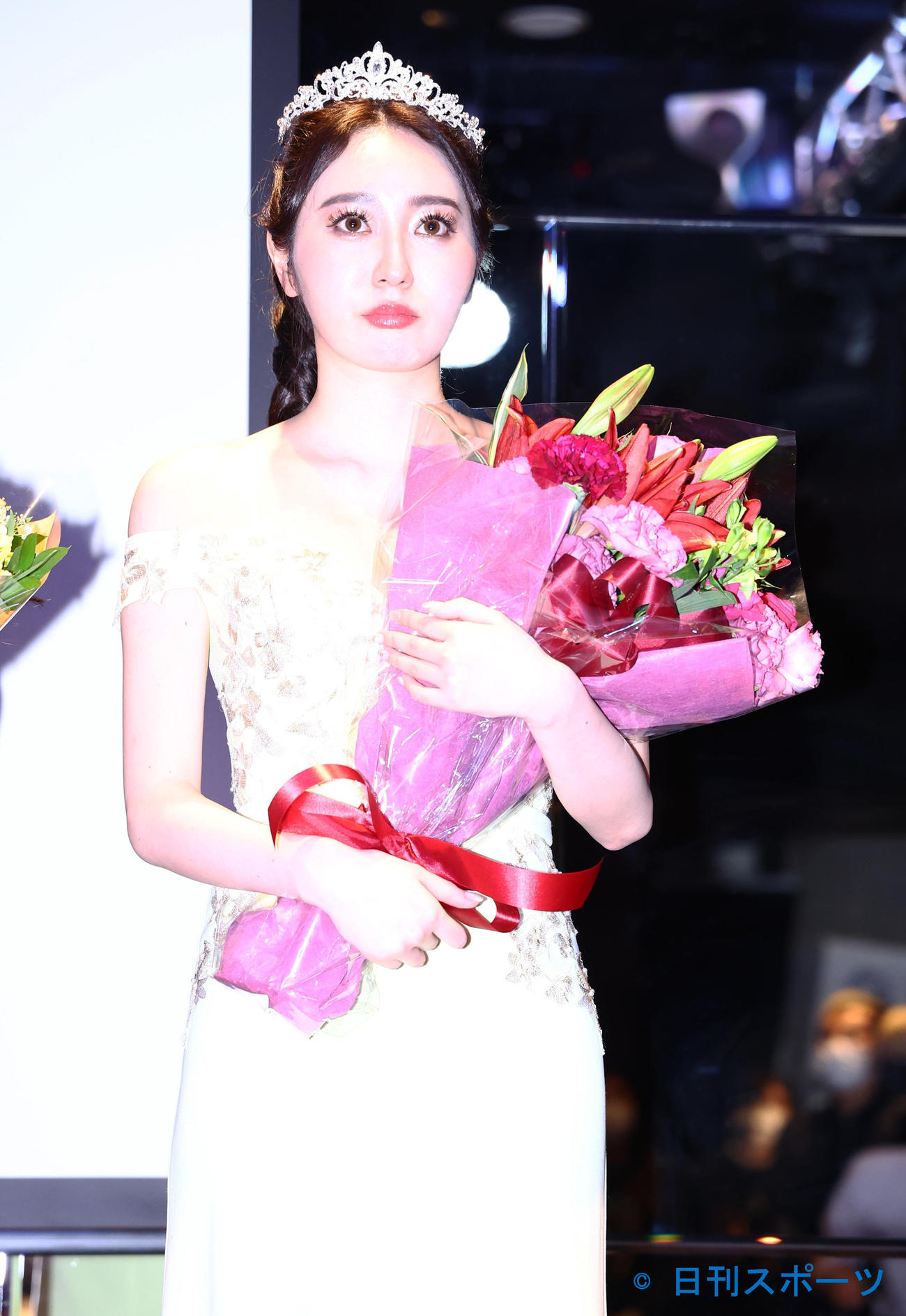 「銀座キララプロジェクト最終選考会」で合格したMARIA（撮影・垰建太）