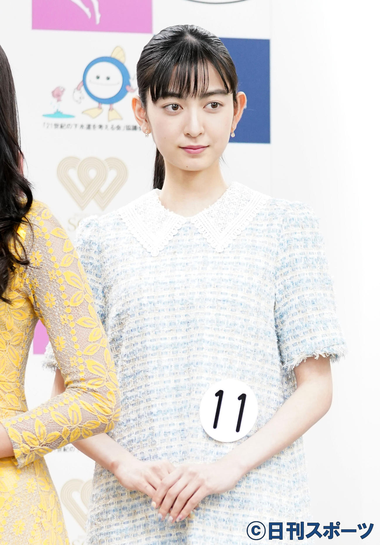 ミス日本コンテストでファイナリストに選出された成田愛純さん（撮影・横山健太）
