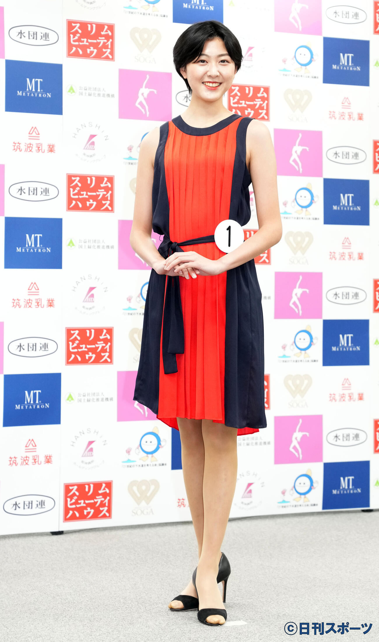 ミス日本コンテストでファイナリストに選出された河野瑞夏さん（撮影・横山健太）