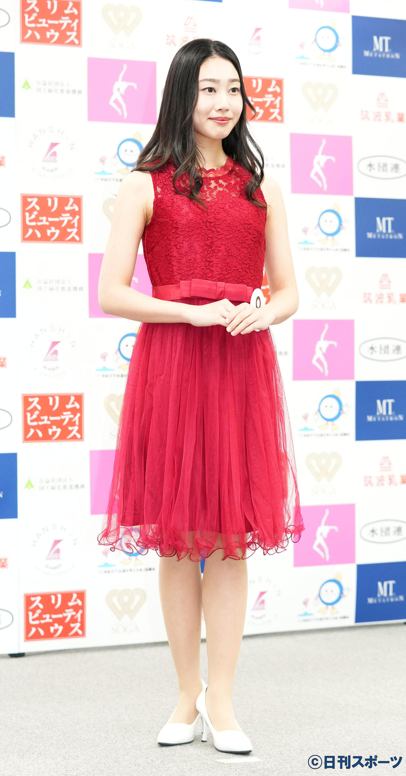 ミス日本コンテストでファイナリストに選出された奥田果綸さん（撮影・横山健太）