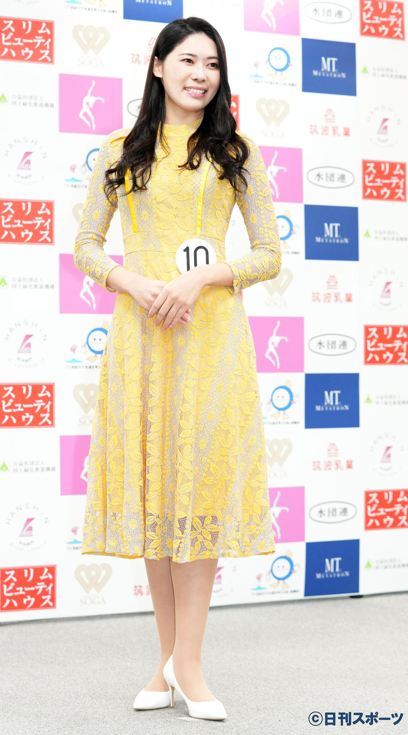 ミス日本コンテストでファイナリストに選出された横田陽菜乃さん（撮影・横山健太）