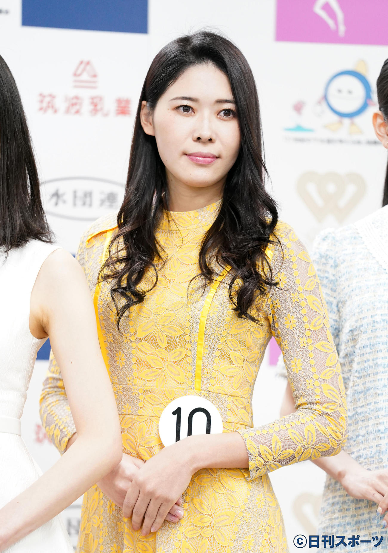 ミス日本コンテストでファイナリストに選出された横田陽菜乃さん（撮影・横山健太）