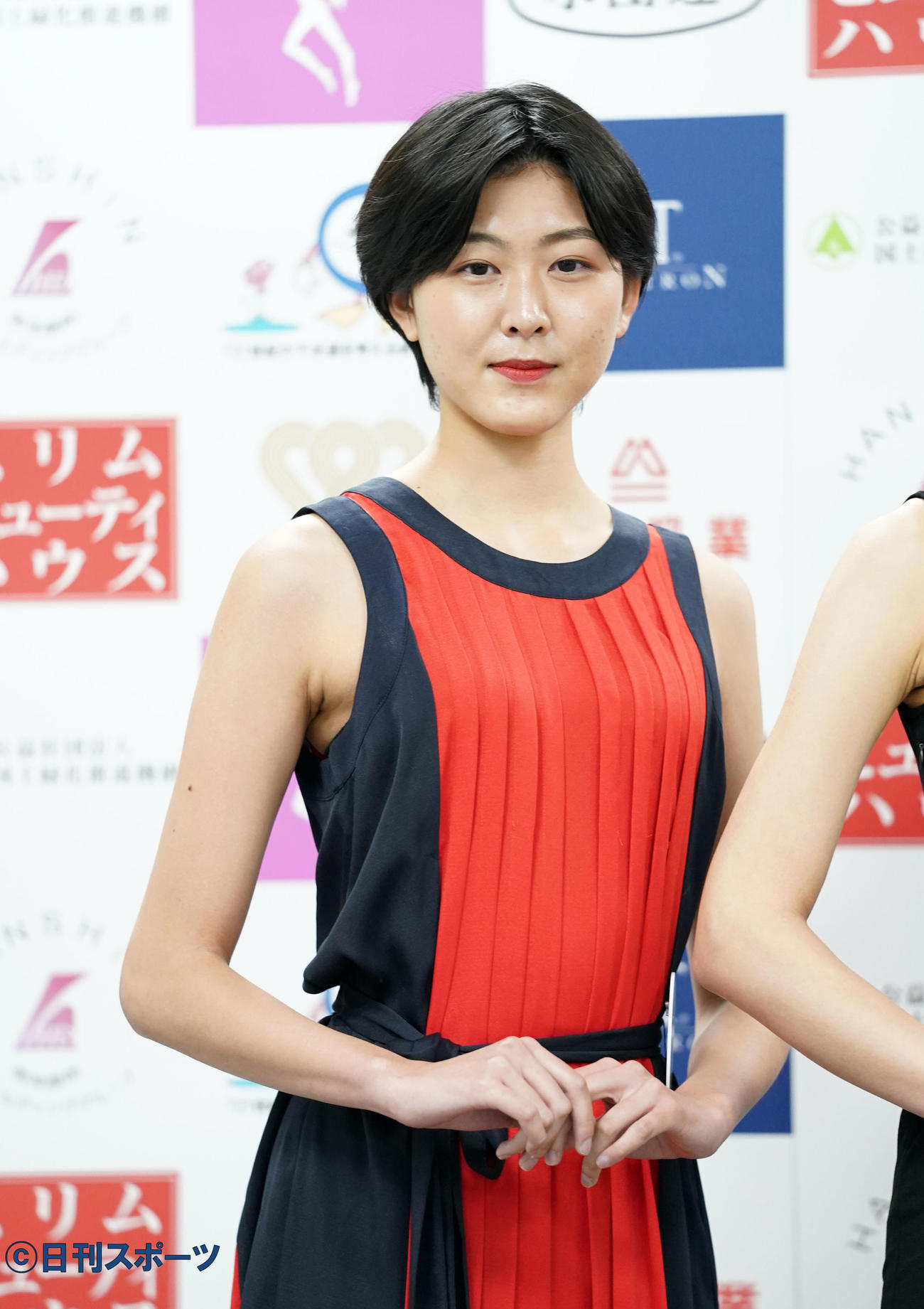 ミス日本コンテストでファイナリストに選出された河野瑞夏さん（撮影・横山健太）