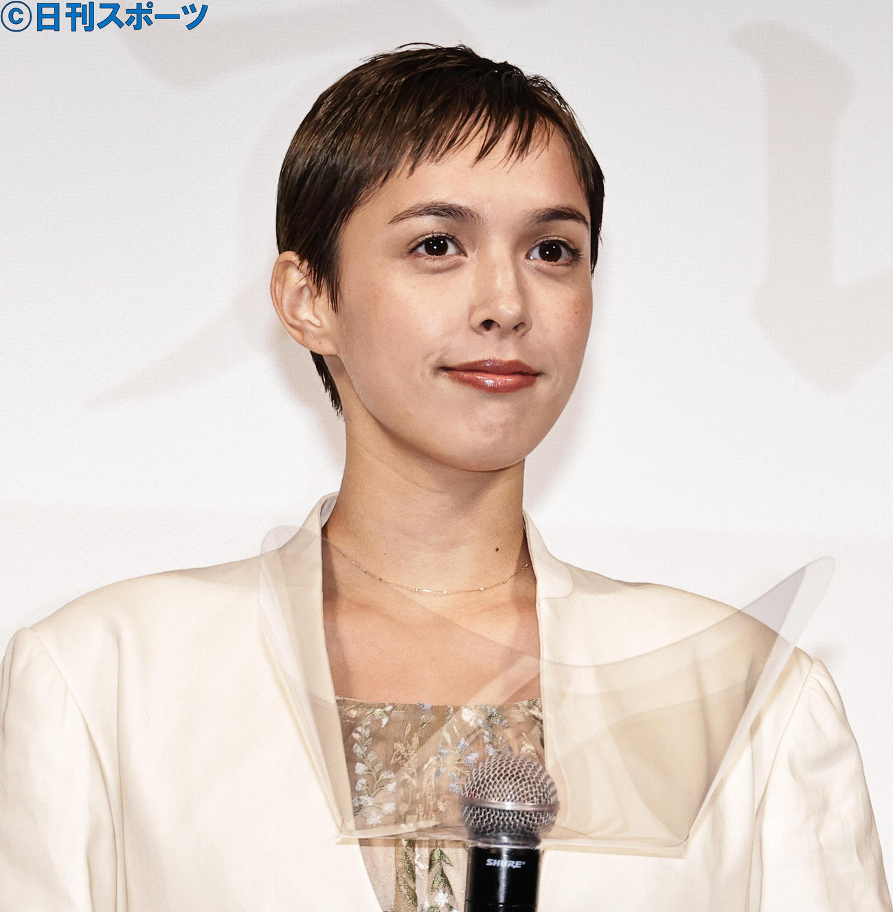 映画「エッシャー通りの赤いポスト」ジャパンプレミアに出席したモーガン茉愛羅（撮影・中島郁夫）