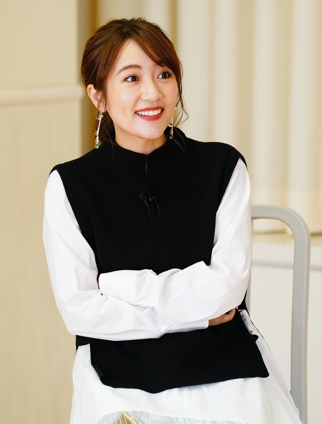 「総監督」について語る高橋みなみ（撮影・菅敏）