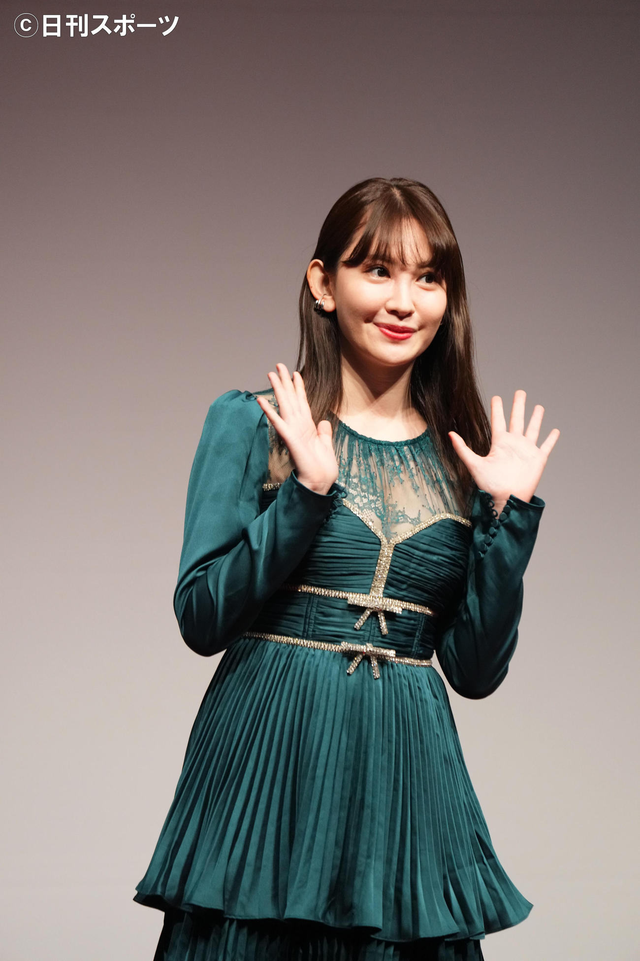 TikTok CREATOR’S LAB．2021でプレゼンターを務めた小嶋陽菜（撮影・横山健太）