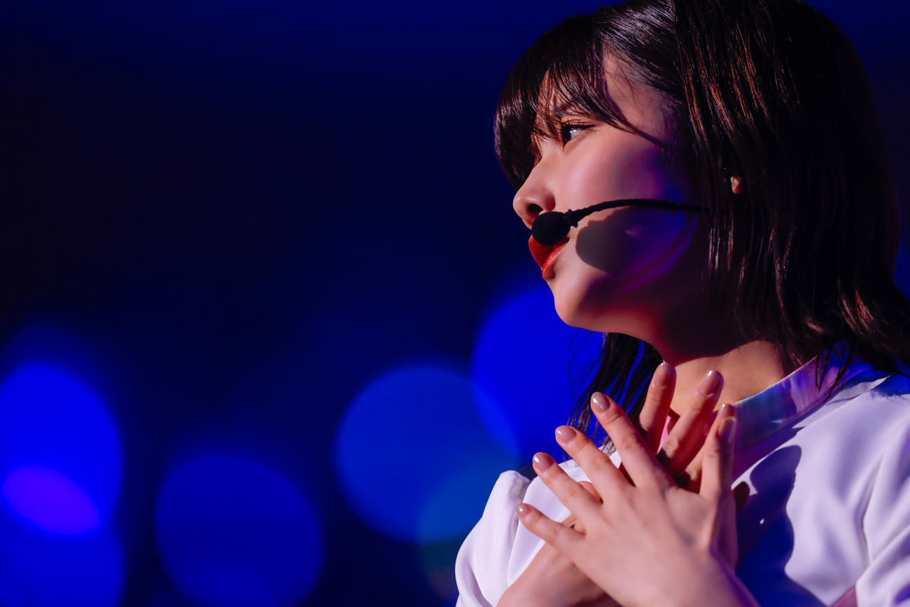 櫻坂46の「1st YEAR ANNIVERSARY LIVE」でパフォーマンスするメンバー
