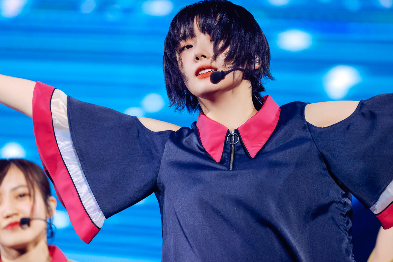 櫻坂46の「1st YEAR ANNIVERSARY LIVE」でパフォーマンスする藤吉夏鈴