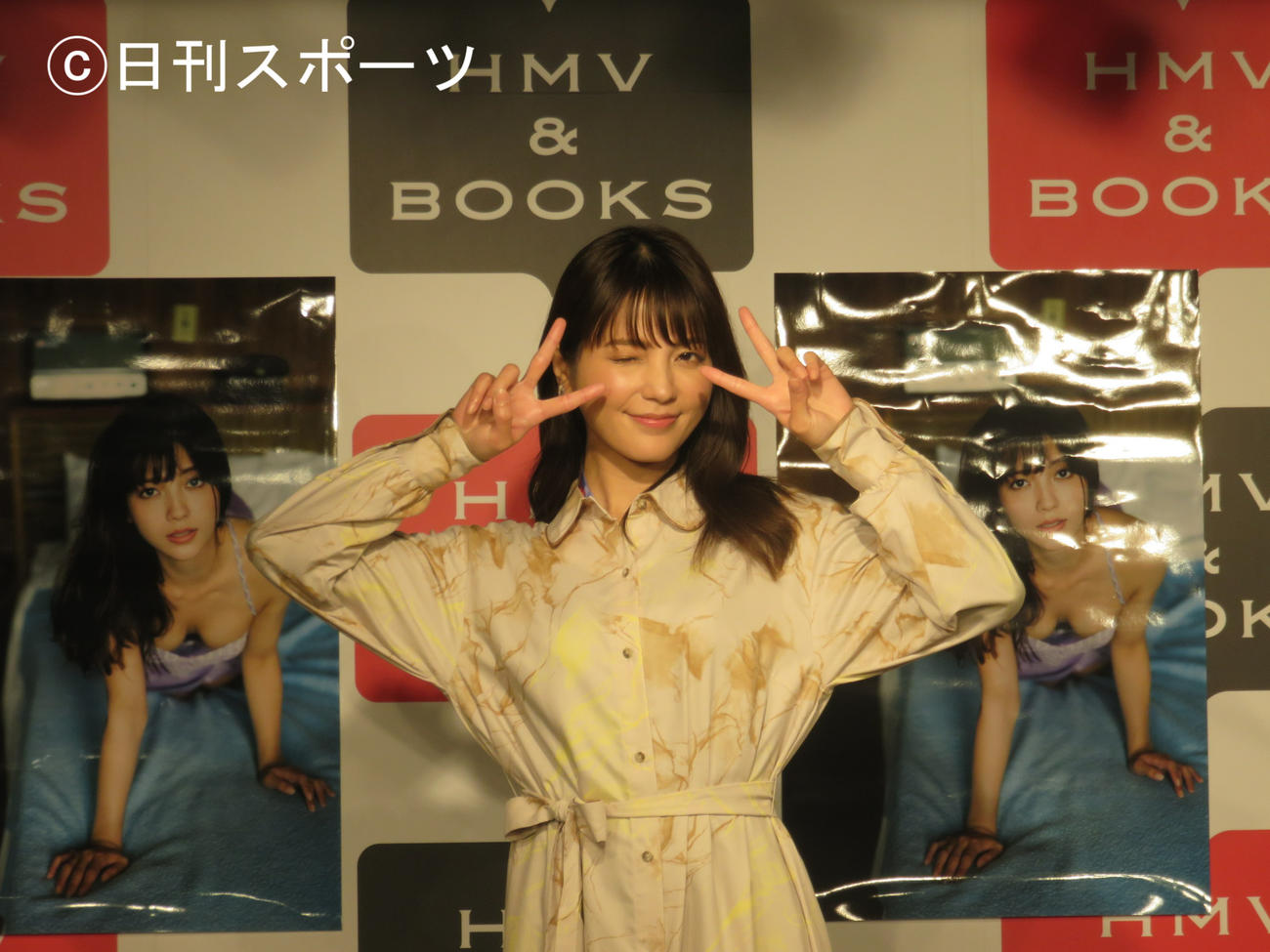 初写真集「heavenly」の発売記念イベントを行った南里美希