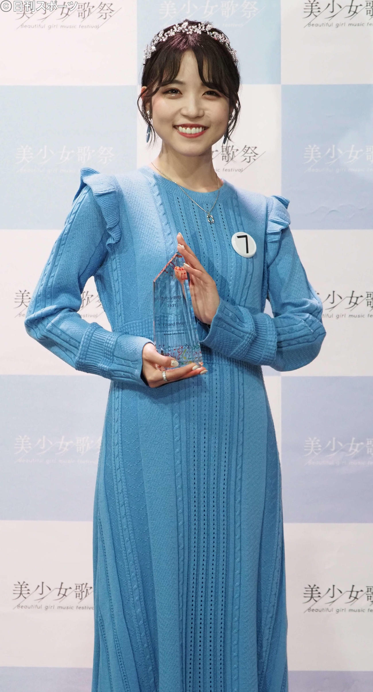 シンガー発掘オーディション「美少女歌祭2021」でグランプリに輝いたTechuさん（撮影・遠藤尚子）