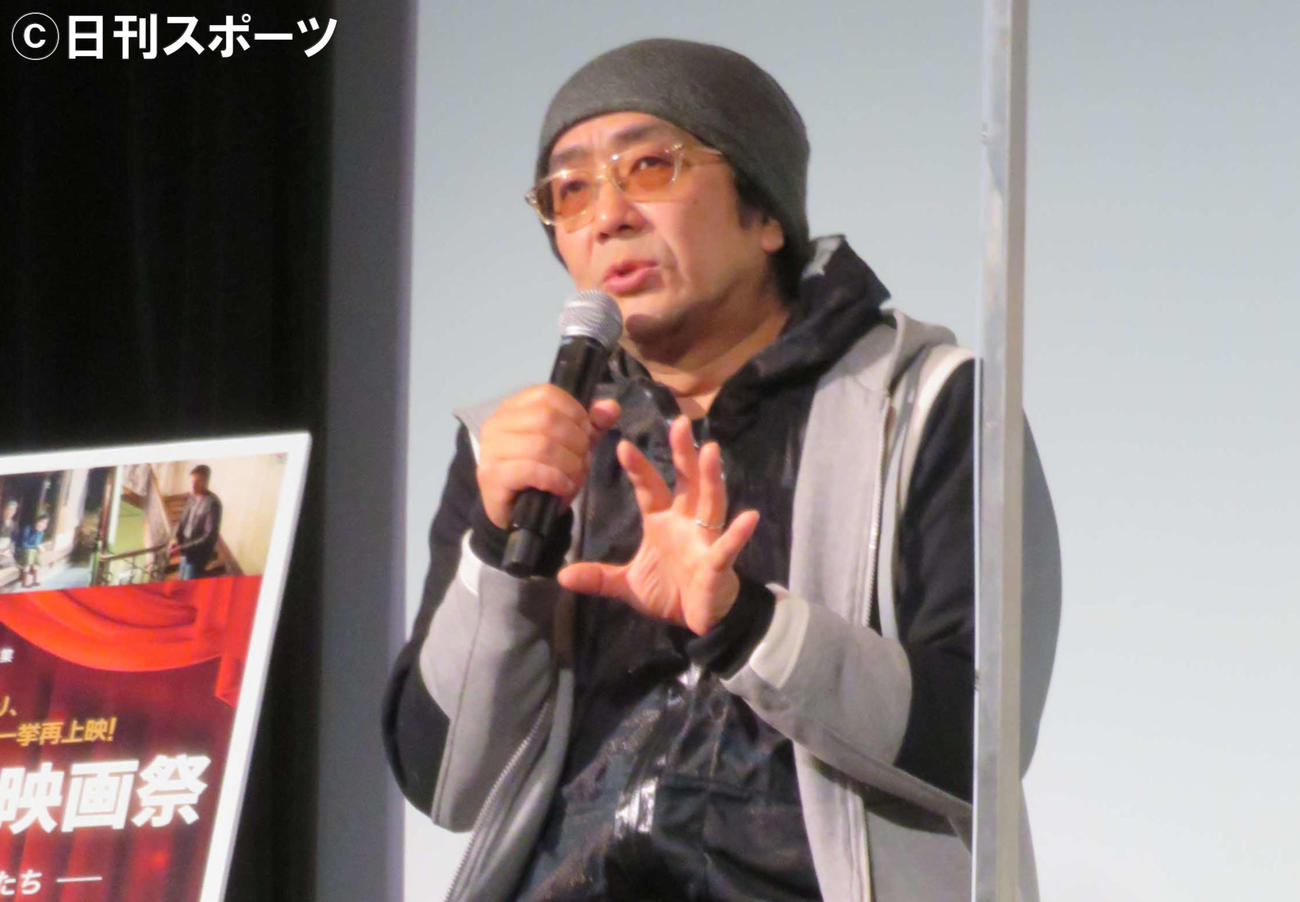 「COME BACK　映画祭－コロナ禍で影響を受けた映画たち－」開催記念トークショーで「るろうに剣心」の製作を振り返り、語る大友啓史監督（撮影・村上幸将）