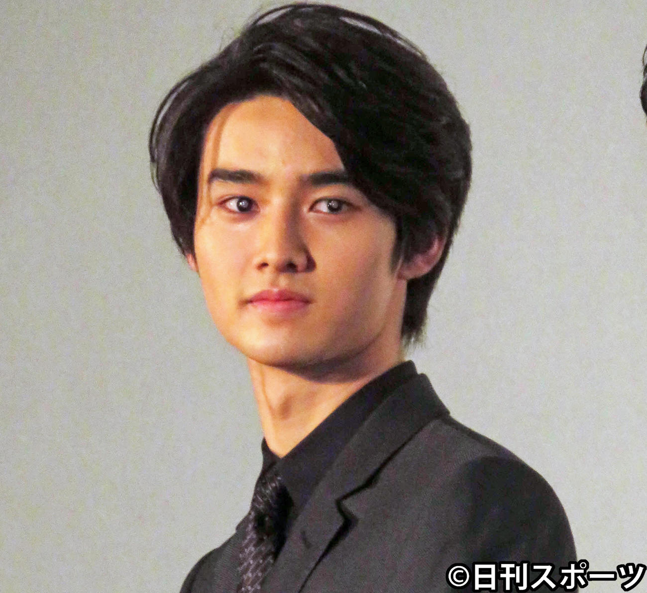 「仮面ライダー　ビヨンド・ジェネレーションズ」初日舞台あいさつに登壇した藤岡真威人（撮影・村上幸将）