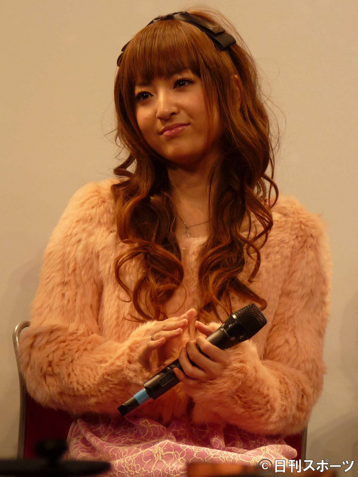 ミュージカル「SHE　LOVES　ME」制作発表に出席した神田沙也加さん（2009年10月撮影）