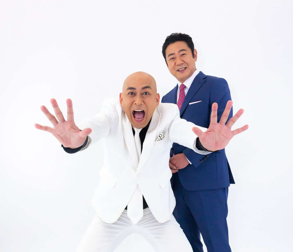 日本テレビ系「笑って年越したい！笑う大晦日2021」に出演する錦鯉。長谷川雅紀（左）と渡辺隆