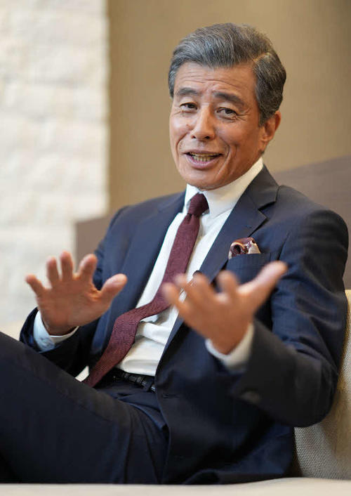 愛情表現の大切さを語った舘ひろし(撮影・河野匠)