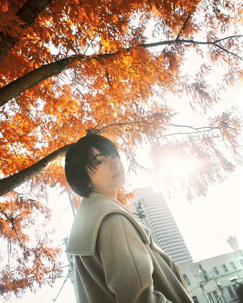 紅葉とのコラボショットを公開した平祐奈（平祐奈オフィシャルブログより）