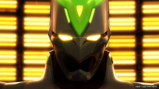 Netflixで22年4月8日に全世界配信される「TIGER＆BUNNY 2」のワイルドタイガー(c) BNP／T＆B2 PARTNERS
