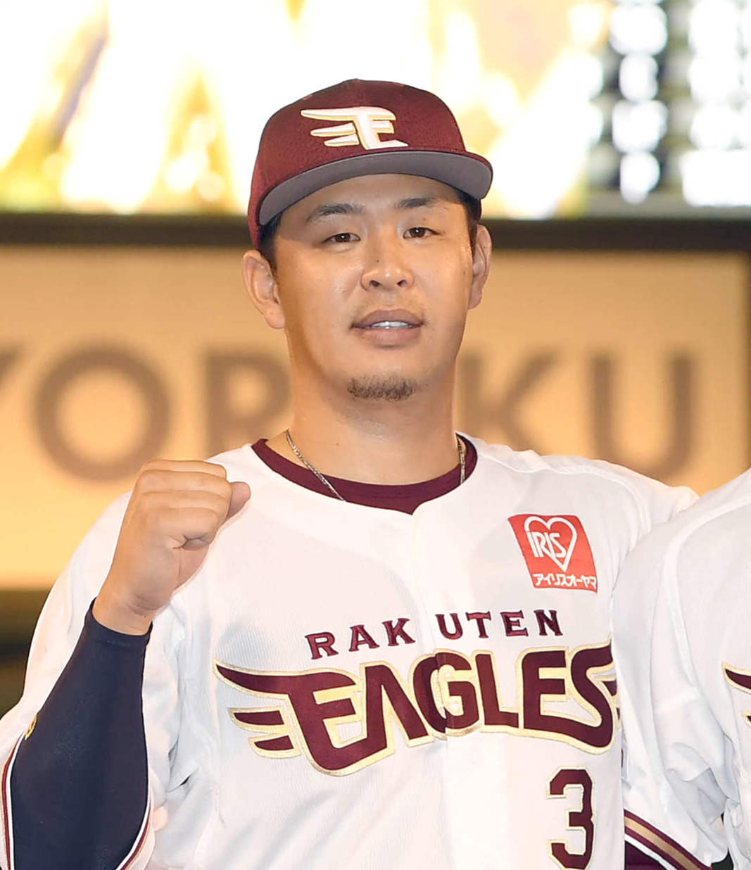 楽天浅村栄斗（2021年9月14日撮影）