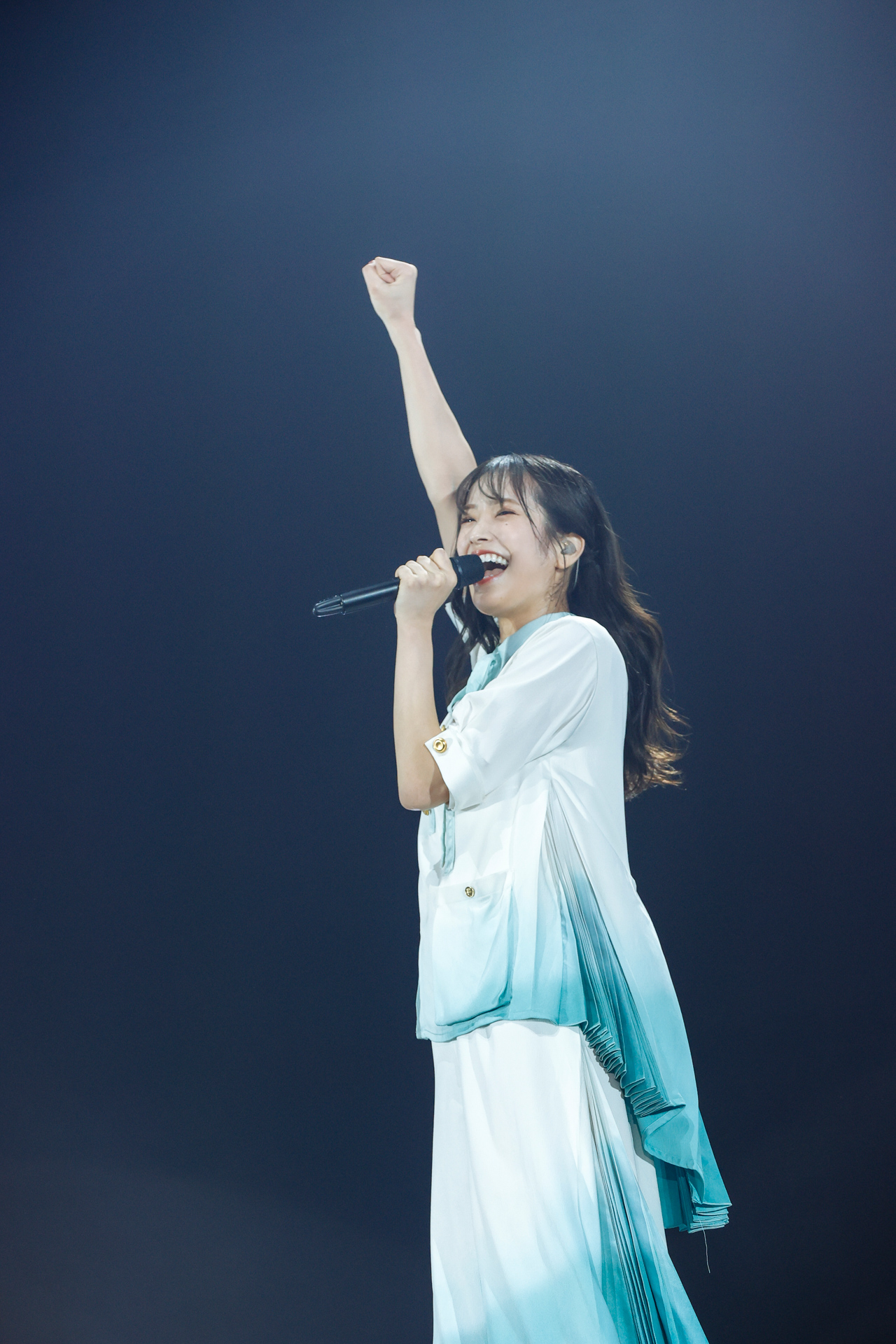 クリスマスライブ「ひなくり2021」を開催した日向坂46。キャプテンの佐々木久美