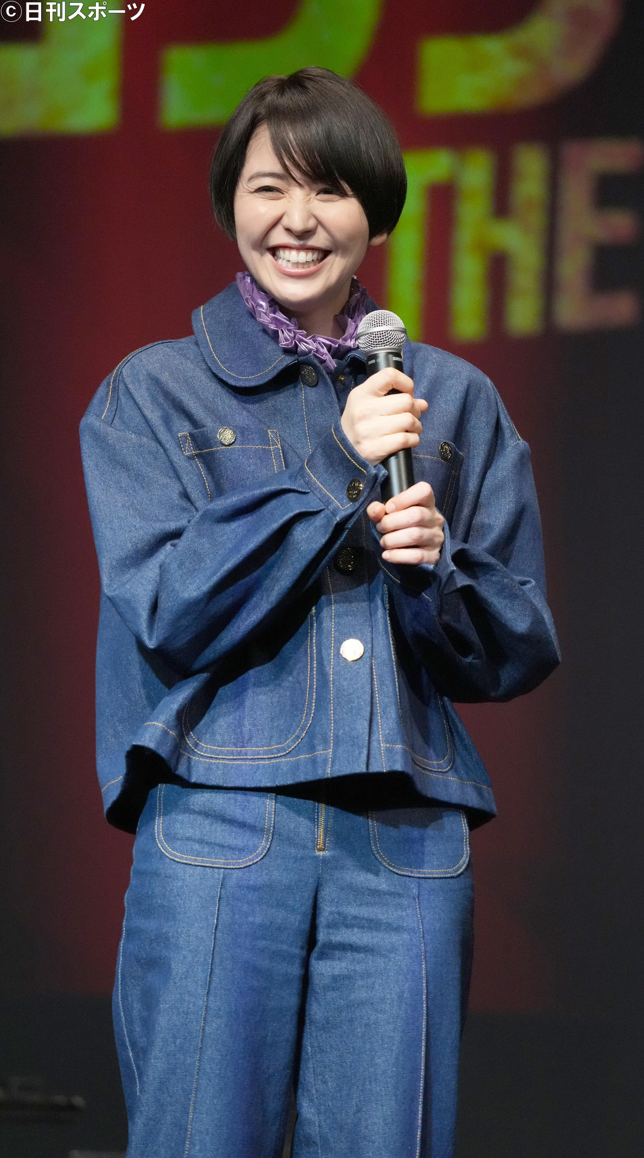 映画「コンフィデンスマンJP」大感謝祭2021！！に臨んだ長澤まさみ（撮影・小沢裕）