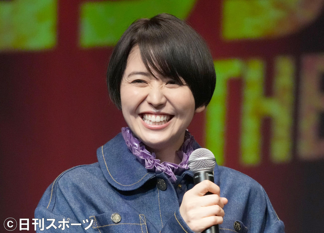 映画「コンフィデンスマンJP」大感謝祭2021！！に臨んだ長澤まさみ（撮影・小沢裕）