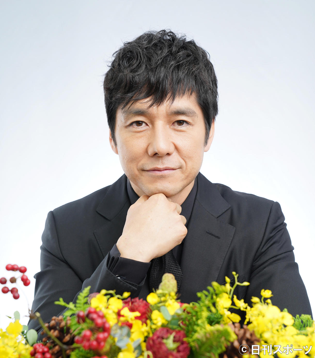 主演男優賞を受賞した西島秀俊（撮影・菅敏）