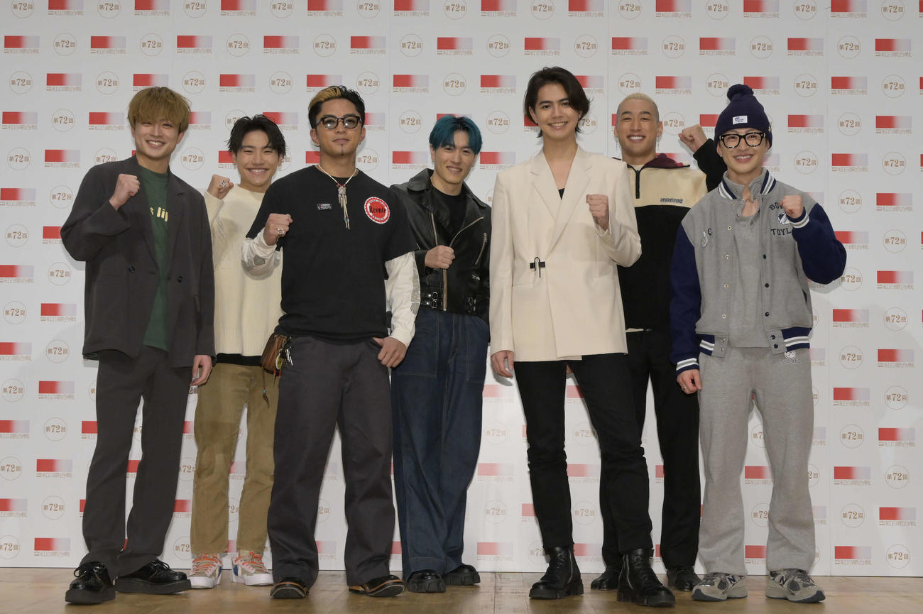リハーサルを行ったGENERATIONS（C）NHK