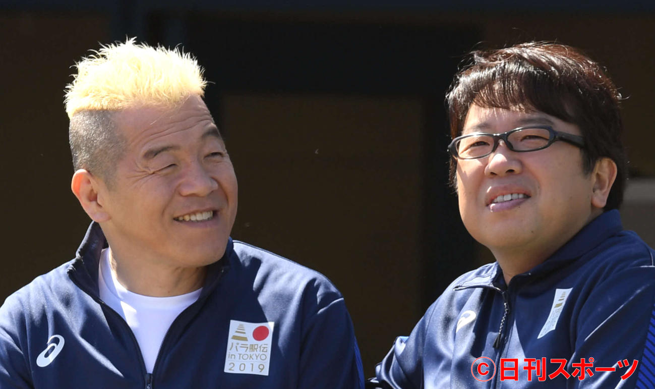キャイ～ンのウド鈴木と天野ひろゆき（2019年3月撮影）
