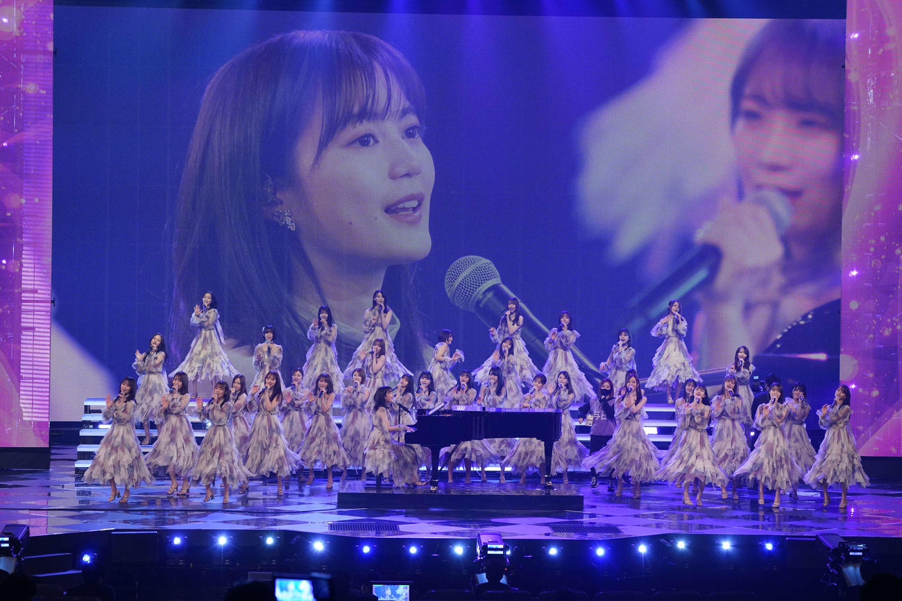 リハーサルを行う乃木坂46（C）NHK