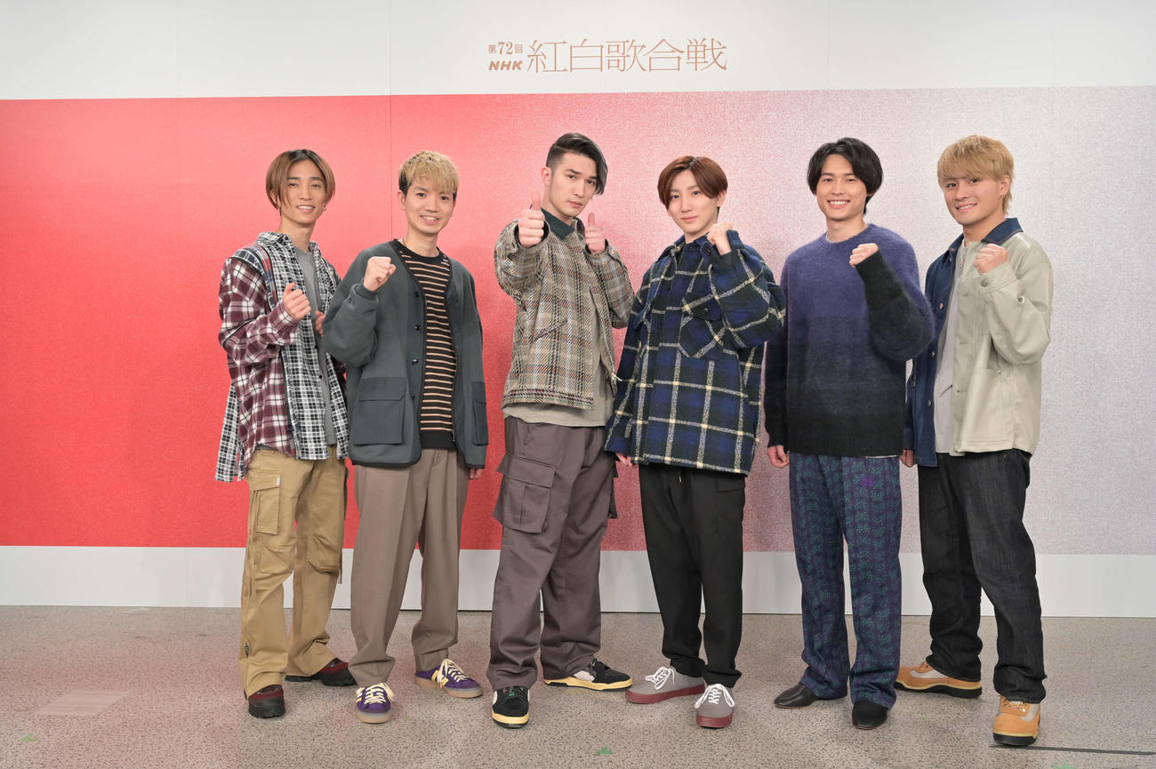 リハーサルを行ったSixTONES（C）NHK