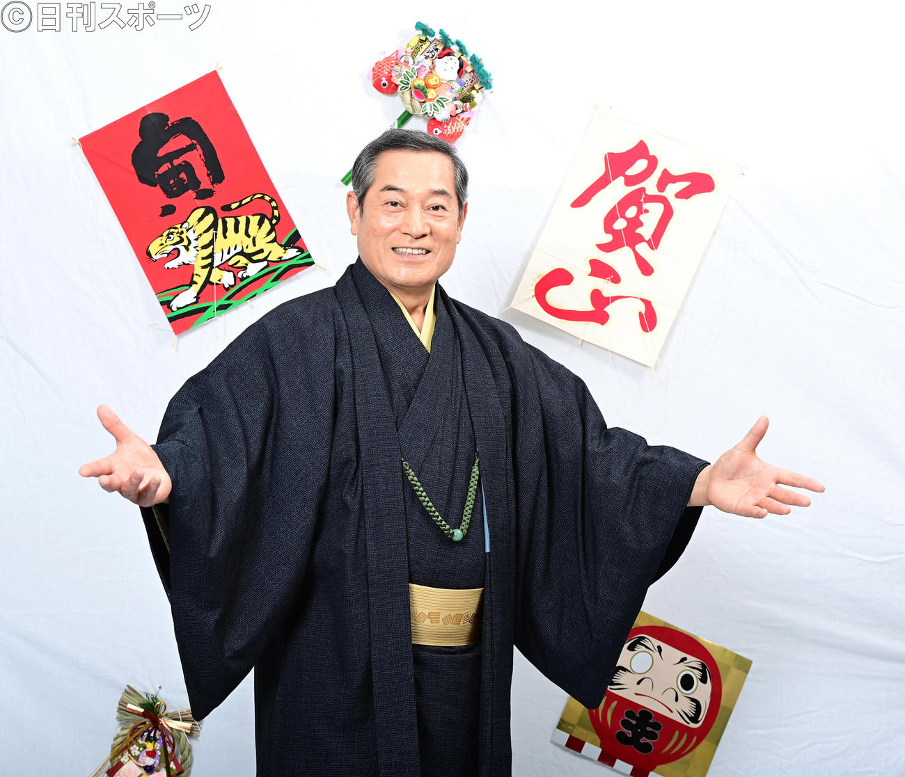 新年もお茶の間を楽しませてくれそうな松平健（撮影・小沢裕）