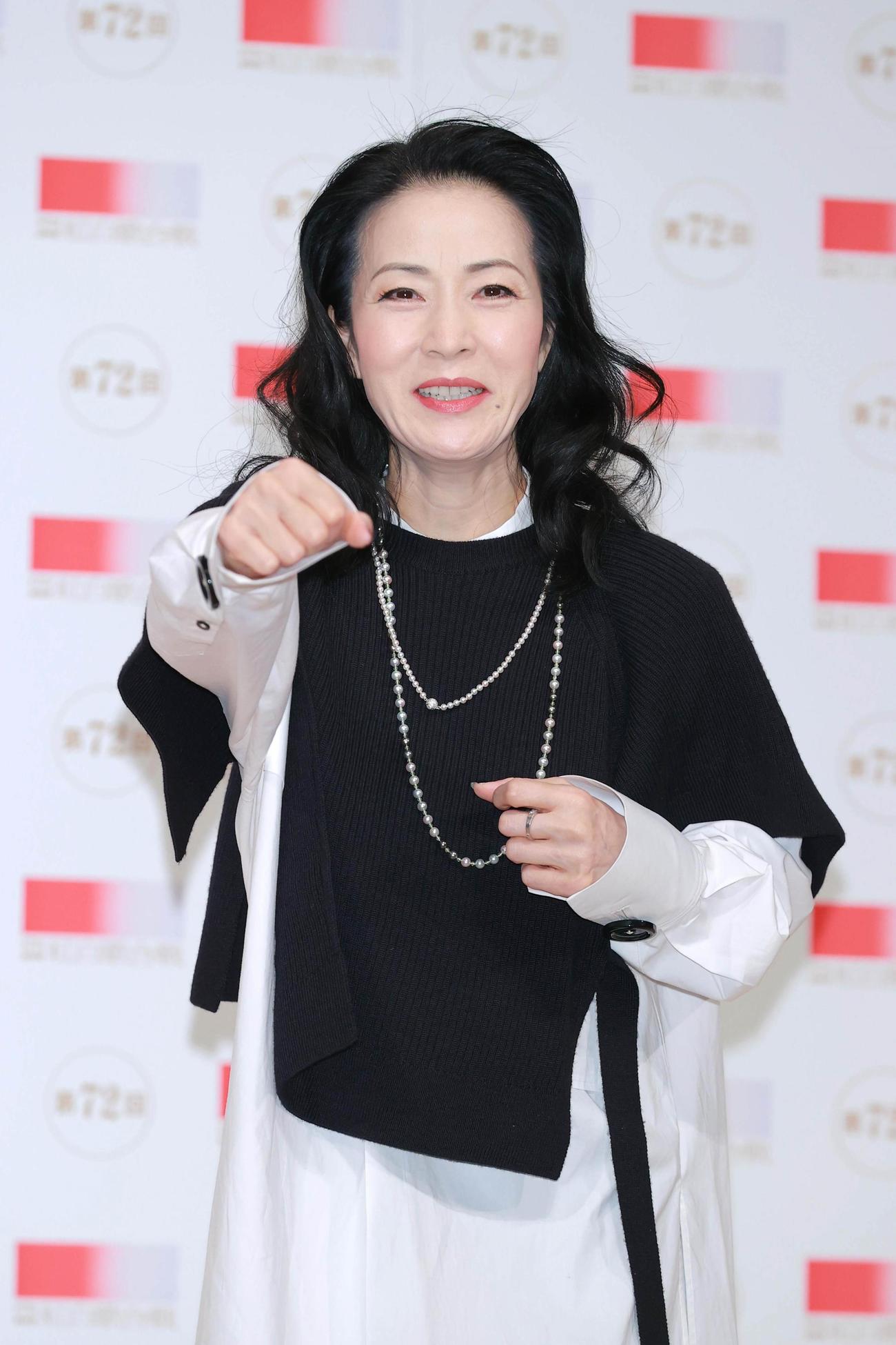 リハーサルに登場した坂本冬美（代表撮影）