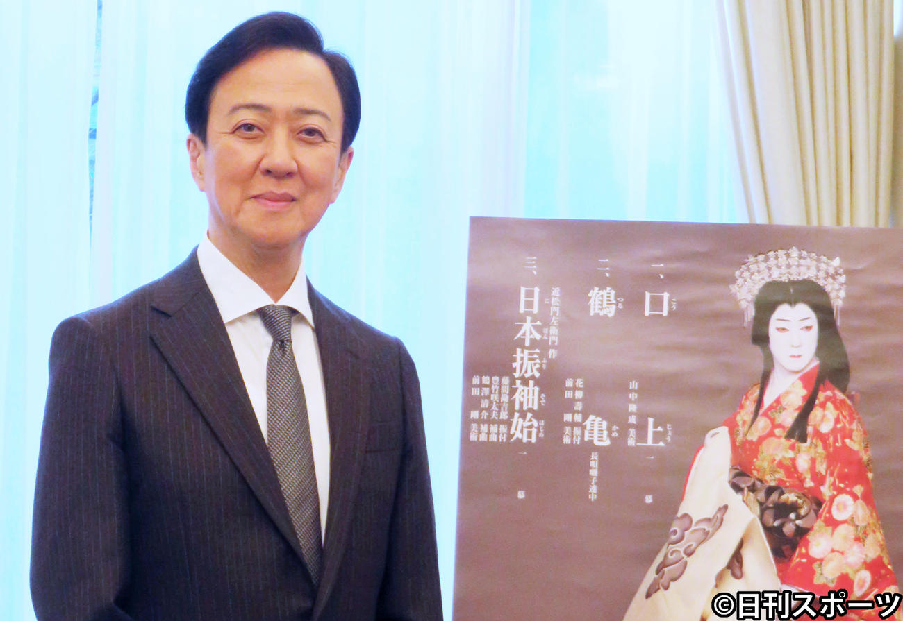 坂東玉三郎（2021年12月撮影）