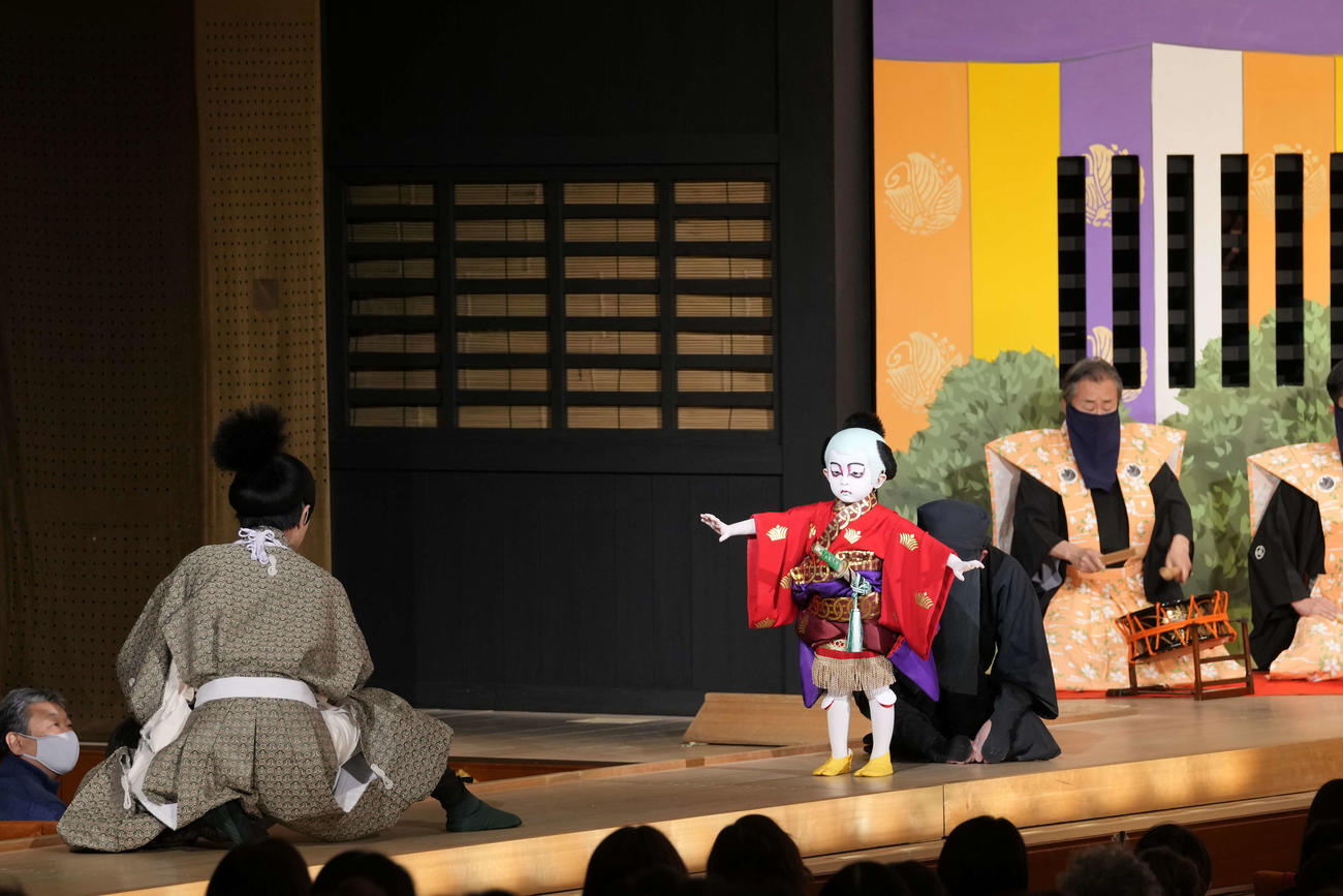 「祝春元禄花見踊」で初お目見えした小川陽喜君（松竹提供）