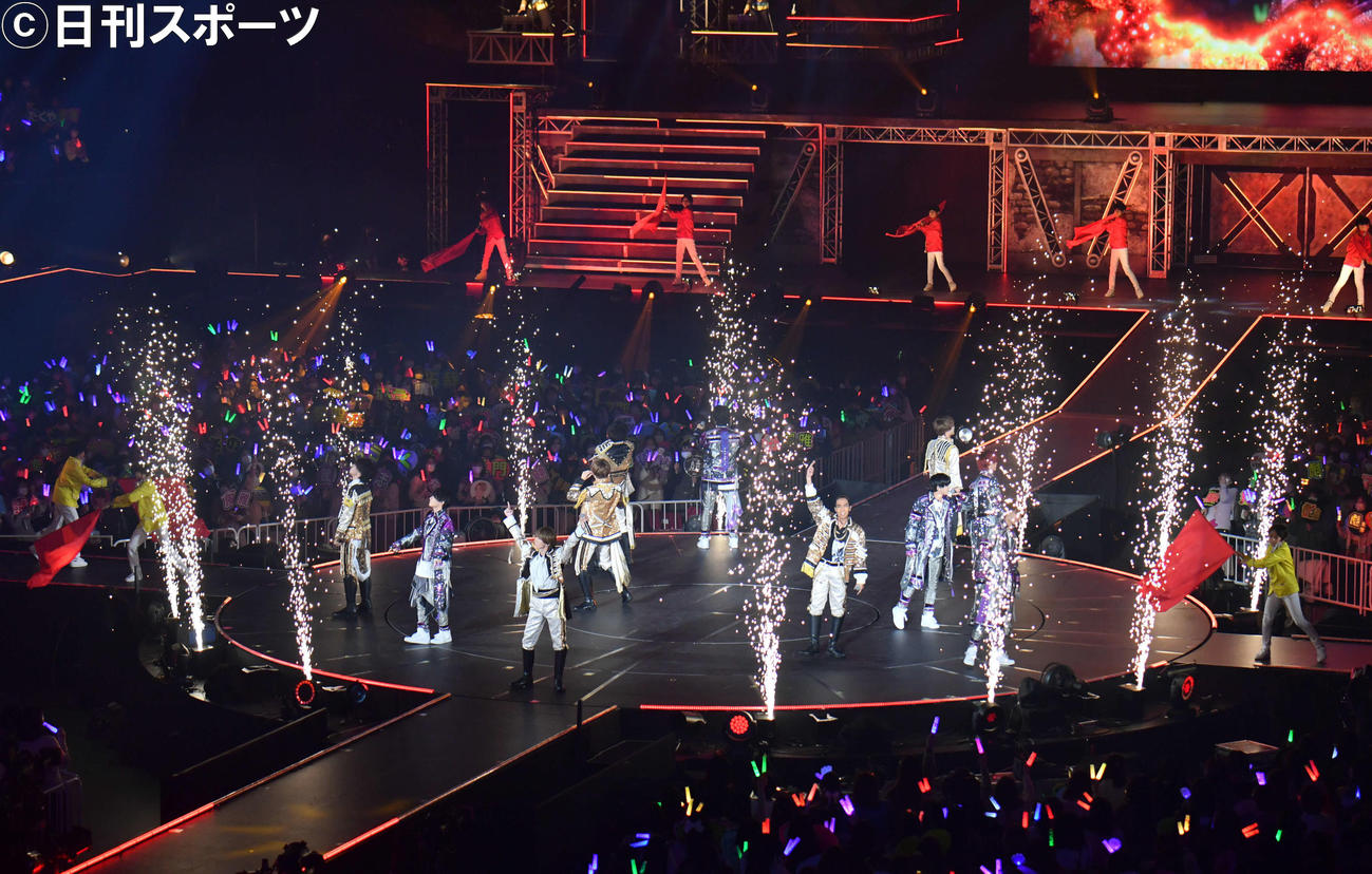 Aぇ！groupが中心となって関西ジャニーズJr.ライブを盛り上げた（撮影・滝沢美穂子）