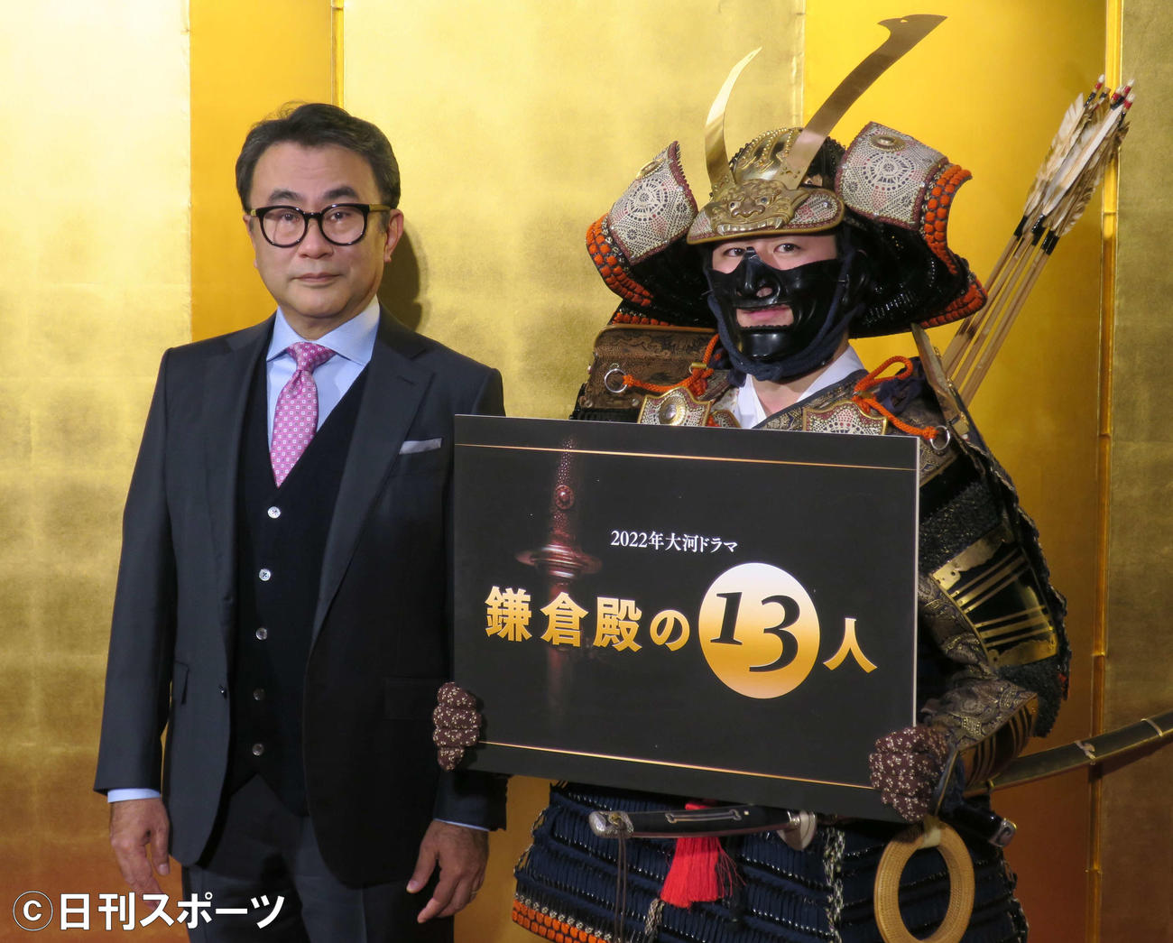 22年NHK大河ドラマ「鎌倉殿の13人」の発表会見を行った脚本家三谷幸喜氏