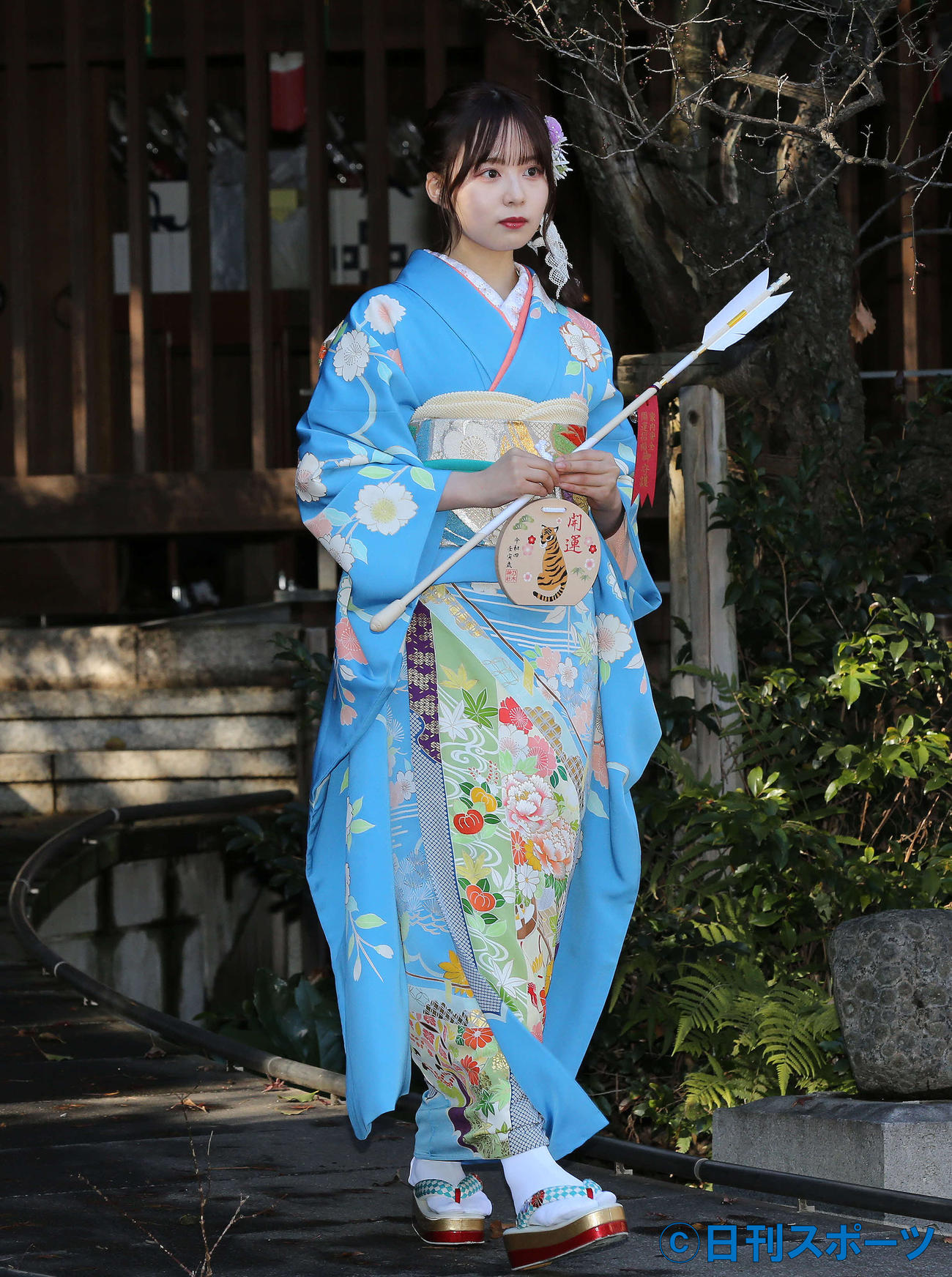 乃木坂46の新成人佐藤璃果（撮影・丹羽敏通）