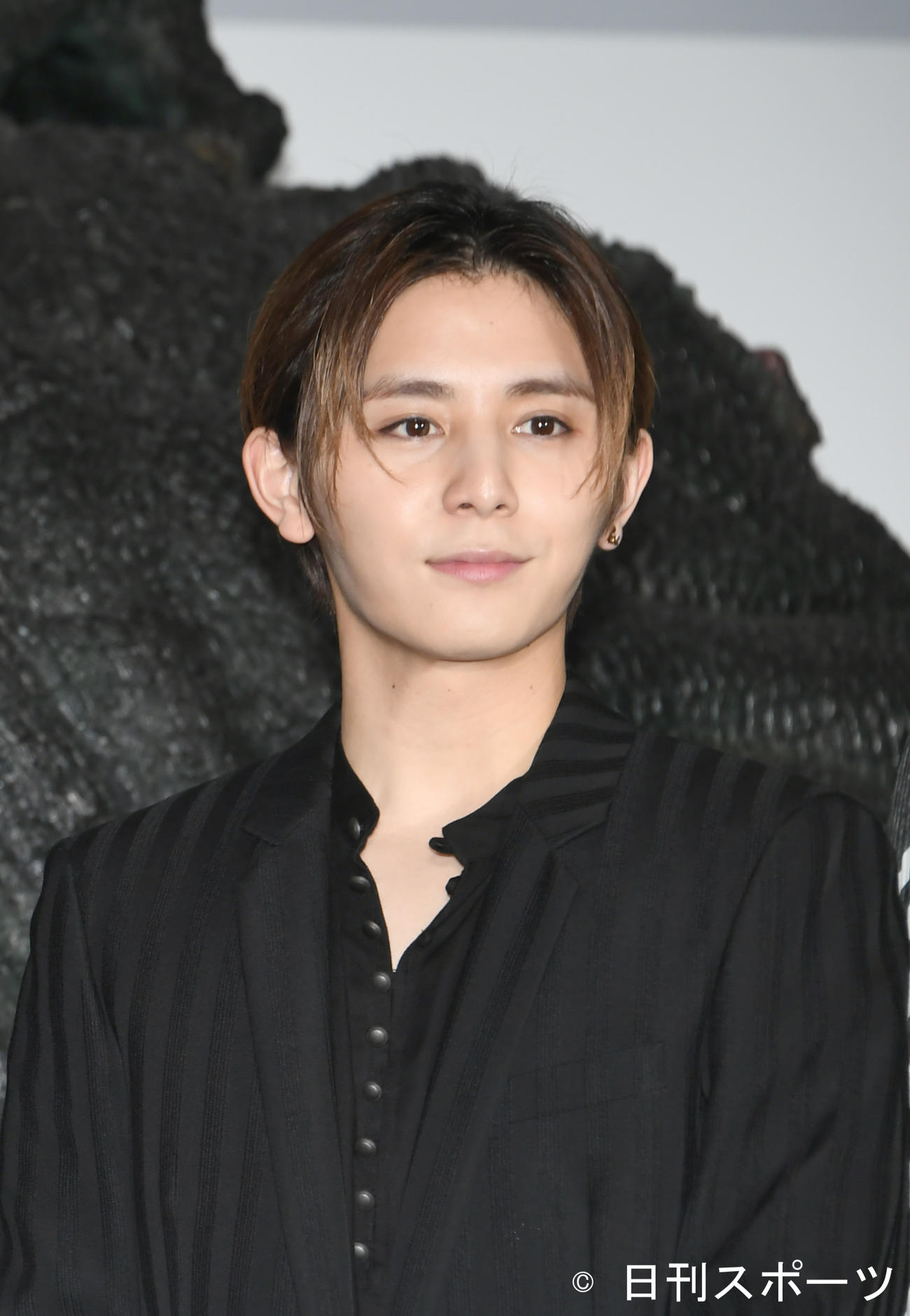 映画「大怪獣のあとしまつ」完成試写会で、帯刀アラタ役を務めたHey！Say！JUMPの山田涼介