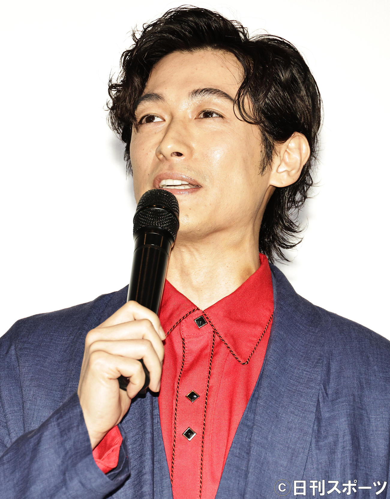 映画「Pure Japanese」完成披露舞台あいさつを行うディーン・フジオカ（撮影・中島郁夫）