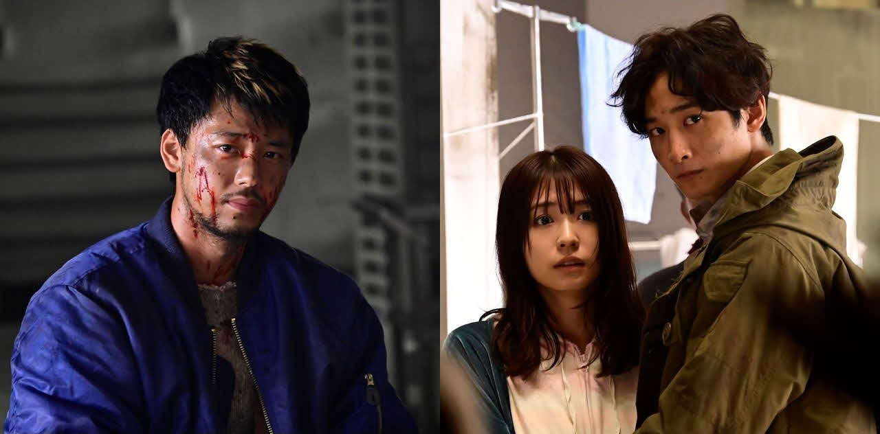 「君と世界が終わる日に　特別編」で主演する竹内涼真（左）と特別ゲスト出演する小関裕太（右）と長濱ねる