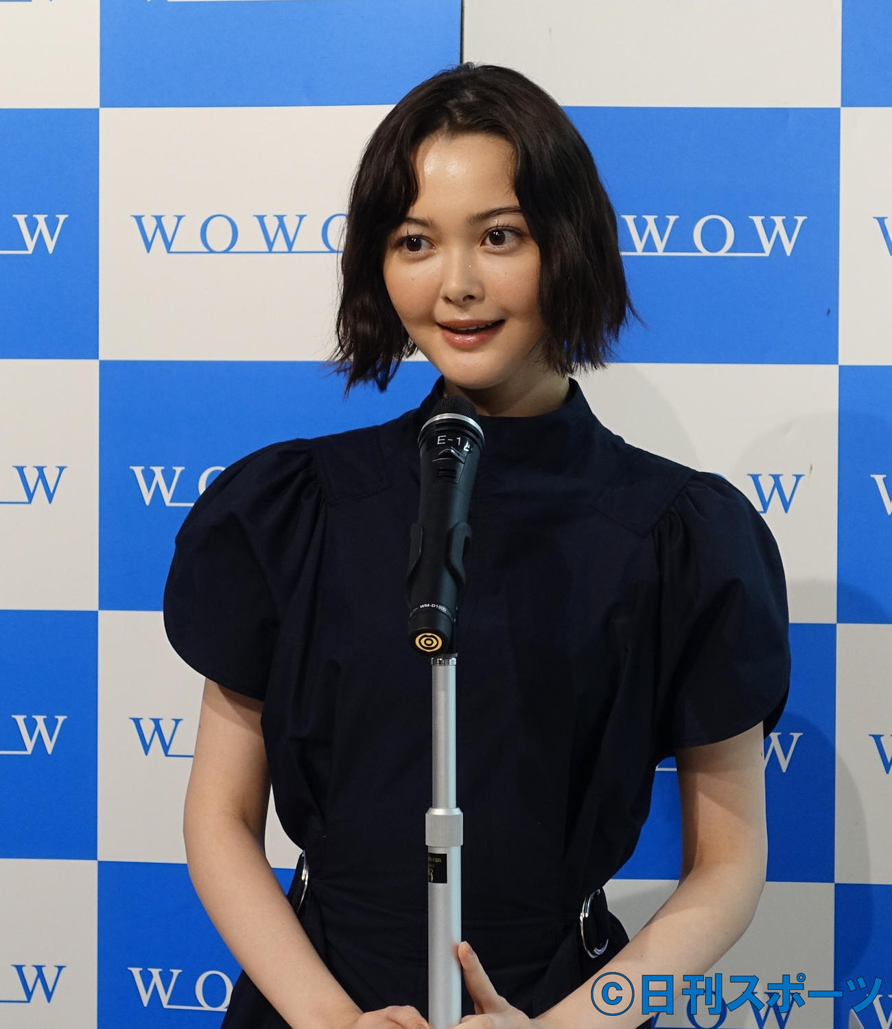 WOWOW定例会見にゲスト出演し、ショートフィルム「物語」での監督デビューについて語る玉城ティナ