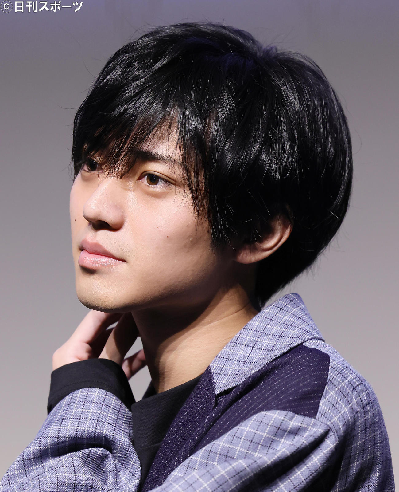 イベントにサプライズ登場した永瀬廉（撮影・足立雅史）