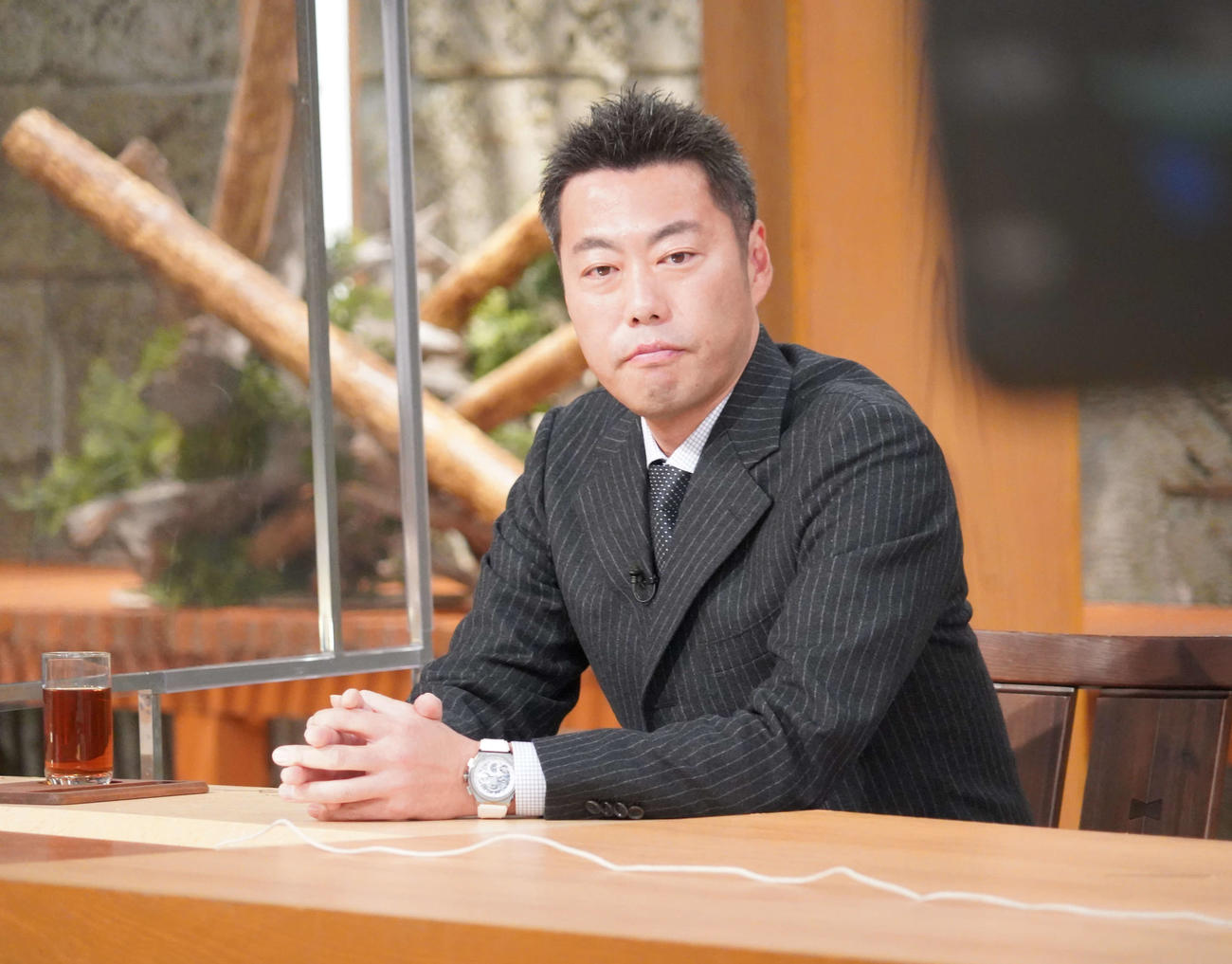 9日、TBS系「サンデーモーニング」の新御意見番に就任し、初の放送に臨む上原浩治氏（撮影・佐藤成）