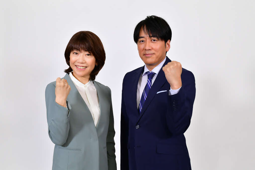 北京五輪でTBSスペシャルキャスターを務める高橋尚子さん（左）と、総合司会を務める安住紳一郎アナウンサー（C）TBS