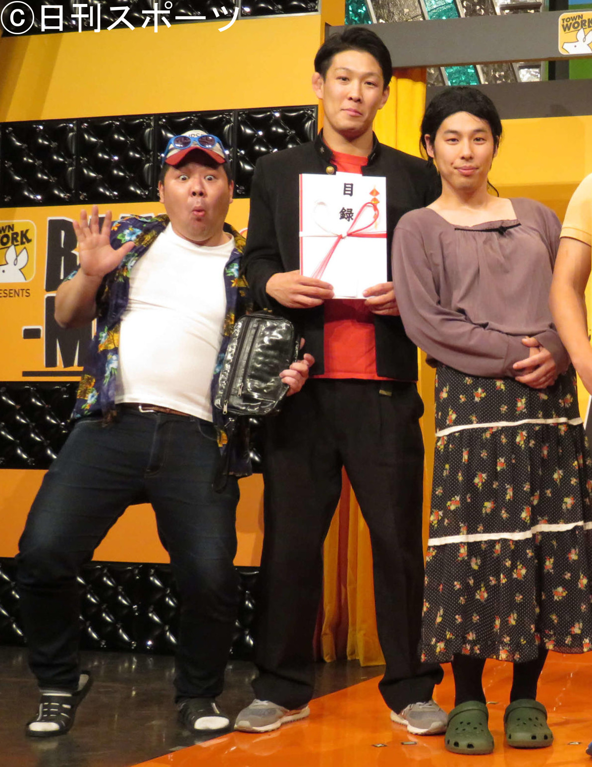 ネルソンズ（左から和田まんじゅう、青山フォール勝ち、岸健之助）（2017年11月撮影）