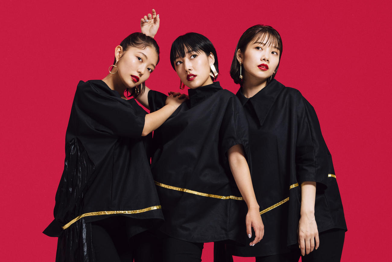 グループ解散を発表したJewel。左からNono、ami、MOMOKA