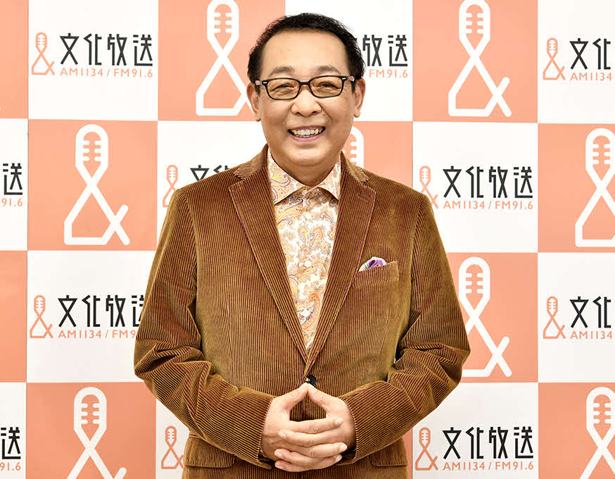 文化放送定例会見にゲスト登壇し、「グレープ」の8年ぶりのステージに意欲を語るさだまさし