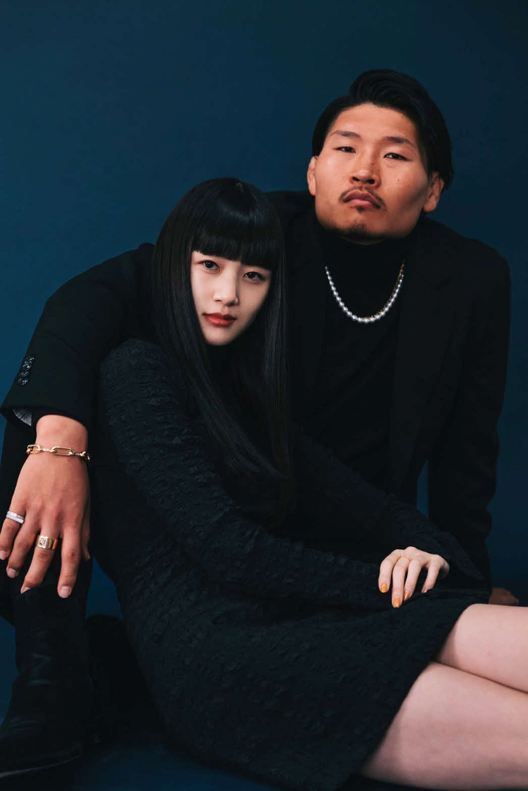 稲垣啓太（右）と新井貴子（C）mitograph